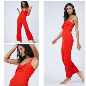 Flynn Skye Joelle Vibrant Red Jumpsuit